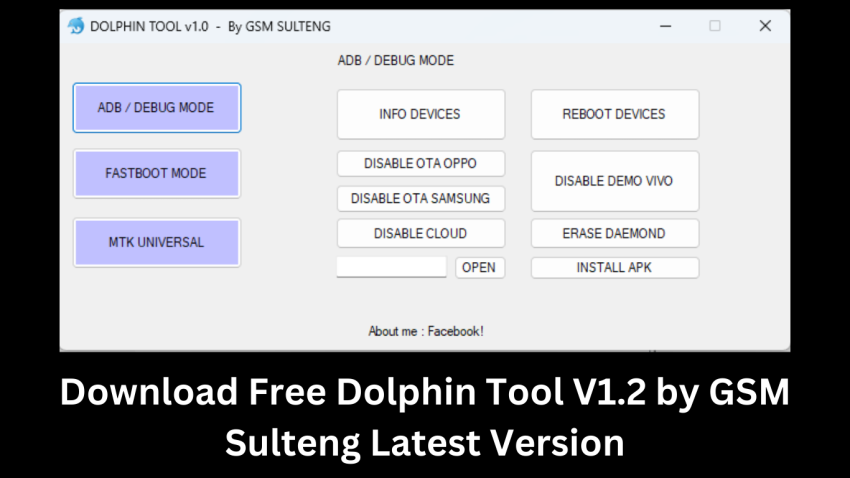 Download Free Dolphin Tool V1.2 by GSM Sulteng Latest Version